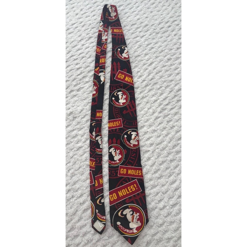 RM Sport Florida State University FSU Silk Tie Go Noles Vintage 1994